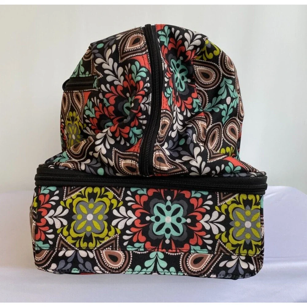 Vera Bradley Rolling Duffel Bag Overnight Weekend Carry On Luggage Sierra